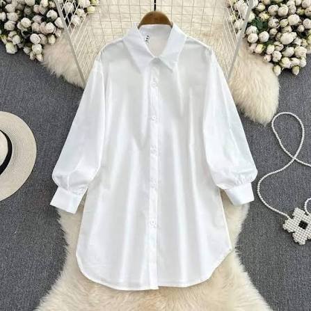 قميص ابيض سادة