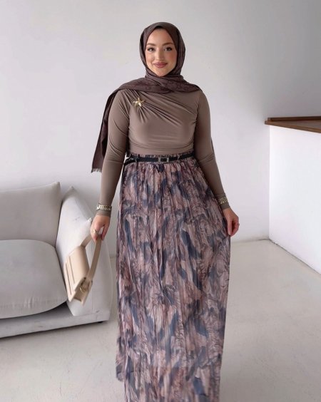 تنورة شيفون